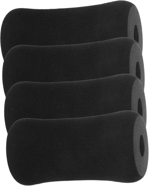 4pcs Foot Pad Roller Sleeve Foam Mat Foot Pads Rollers Gym Parts Foot Foam Pads Rollers Ab Training Accessory Gym Exercise Equipment Fitness Feet ...