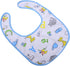 Littleforbig Cotton Waterproof Adult Babydoll Bib with Adjustable Hook-and-Loop Fastener Closure Printed 2 Packs - Zoo Animals and Cherry Adult Bi...
