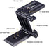 Universal Flex Tilt Head Z Mount Bracket with Arca-Swiss and Tripod Quick Release Plate for Camera Slider Rail Cage Rig Gimbal Stabilizer Compatib...