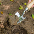 Stainless Steel Trowel, Garden Small Flower Hand Shovel, Potting Soils Scoop with Wood Handle, Gardening Bonsai Tools for Transplanting Digging We...