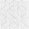 Mecpar Silver Geometric Hexagon Wallpaper 17.71"x 118" White and Silver Contact Paper Striped Wallpaper Peel and Stick Removable Self Adhesive Vin...