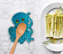 Octopus Spoon Rest For Stove Top Ceramic Spoon Rest For Kitchen Counter Cute Spoon Holder For Stove Blue Utensil Rest For Stove Top...