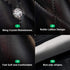 Xizopucy Pink Steering Wheel Cover, Diamond Leather Bling Steering Wheel Cover, Anti-Slip Steering Wheel Protector with Crystal Rhinestones for Wo...
