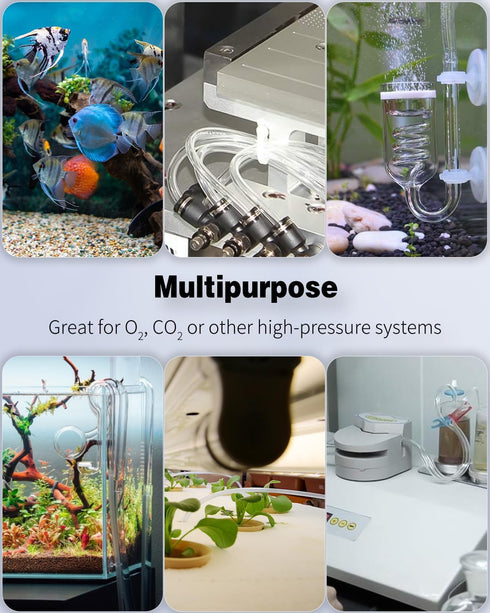 Pawfly Aquarium Airline Tubing 6.5 Feet Standard 3/16" Aquarium Tubing for Fish Tank Air Pump, Flexible Kink-Resistant Pure PVC Hose for Aquarium ...