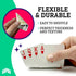 Copag 1546 Design 100% Plastic Playing Cards, Bridge Size (Narrow) Red/Black Double Deck Set (Regular Index)...