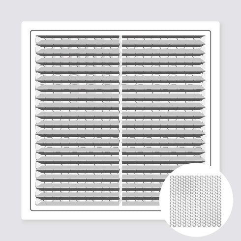 Trolleyshop 4pcs/Pack Dryer Vent Grill Bird Guards, Bathroom Exhaust Vent Bird Guards Dryer Vent Covers Inserts Stop Bird Nesting 3 Inch to 8 Inch...