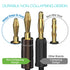 FosPower Banana Plugs 5 Pairs / 10 pcs, Closed Screw 24K Gold Plated Speaker Plug Connectors for Speaker Wire, Wall Plate, Home Theater, Audio/Vid...