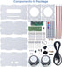 MiOYOOW DIY Bluetooth-Compatible Speaker Kit with LED Flashing Light, DIY Electronics Soldering Project USB Mini Home Stereo Sound Amplifier Solde...