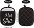 Funny Oven Pads Pot Holder with Pocket for Baker Hot Shit Humor Gift Gag Baking Gift (Hot Shit)...