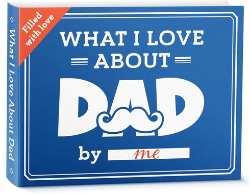 What I Love about Dad Book - Father's day Gifts for Dad from Daughter, Son - Dad Gifts from Daughter, Son - Birthday Gifts for Dad, Dad Birthday G...