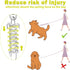 1/2 in Dog Leash for Medium Large Dogs 4ft 6ft 10ft 15ft Heavy Duty Dog Leash Two Color Slip Leash for Dog Training Long Leash for Dogs Outside Up...