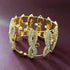 Efulgenz Indian Bridal Cubic Zirconia Crystal Cuff Bracelet Wedding Jewelry for Brides Women...