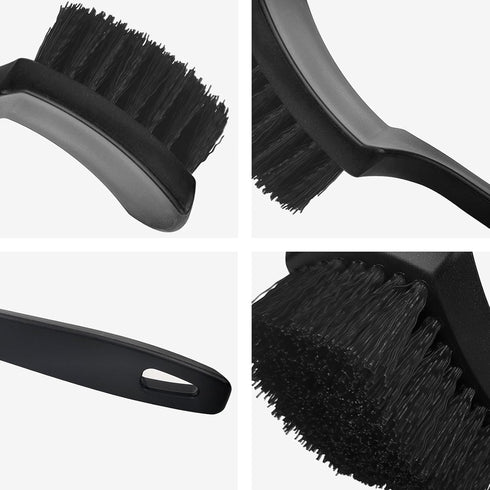 ICSTM Wheel Brush Tire Brush Car Wash Brush Tire Brush Car Carpet Cleaner Used for Cleaning Car Tires, Wheels and Carpets, with a Short Handle Tha...
