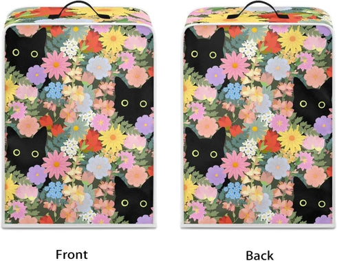 Cat Coffee Maker Cover Stain Resistant Small Appliance Covers for Kitchen Counter Waterproof Coffee Maker Appliance to Keep Clean...