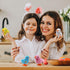 2-PCS Chicken Plush Wind Up Toys for Kids and Toddlers, Wind Up Easter Toys for Easter Egg Fillers, Goody Bag Stuffer - Soft Kawaii Windup Baby Ch...