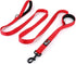 Dog Leash 8ft Long - RED - Traffic Padded Two Handle - Heavy Duty - Double Handles Lead for Control Safety Training - Leashes for Large Dogs or Me...