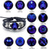 Vintage Zodiac Constellation Bracelets Zodiac Guardian Bracelet Black Leather Bracelet Adjustable Handmade Woven Bracelet Birthday Jewelry for Wom...