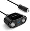 BESTEK Cigarette Lighter Splitter Adapter - 150W Car Charger Adapter with 2-Socket Dual 12v Splitter QC3.0 DC Cigarette Outlet and USB-C PD30W Car...