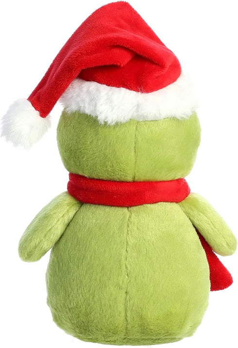 Aurora® Whimsical Dr. Seuss™ Grinch Snowman Stuffed Animal - Magical Storytelling - Officially Licensed - Green 8 Inches...