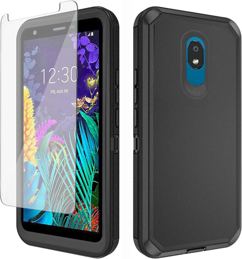 Asuwish Phone Case for LG Aristo 4/Astro 4+ Plus/Tribute Royal X320/Escape Plus/Journey LTE L322DL/K30 2019/Arena 2/X2/Prime 2 with Screen Protect...