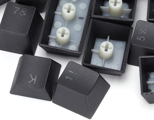 PBT Keycaps, 108 Keys P9 Mechanical Keyboard Key Backlit Key Character Translucent Key DIY Keycaps,for 61/64/87/104/108 Key Mechanical Keyboards(B...
