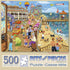 Bits and Pieces - 500 Piece Jigsaw Puzzle for Adults – ‘Ice Cream on The Boardwalk’ 500 pc Large Piece Jigsaw by Artist Sandy Rusinko - 18” x 24”...