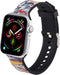 LS Apple Watch Band Compatible with 42mm/44mm/45mm , Soft Silicone Painted Pattern iWatch Band for Apple Watch Series 7 Series 6 Series SE Series ...