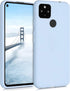 kwmobile Case Compatible with Google Pixel 4a 5G Case - Soft Slim Protective TPU Silicone Cover - Light Blue Matte...