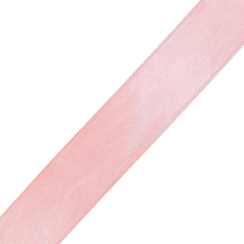 Mandala Crafts Blush Satin Ribbon for Crafts - 50 Yards 1.5 Inch Wide Fabric Ribbons for Gift Wrapping, Flower Bouquets, Hair Bows, and Wedding Pa...