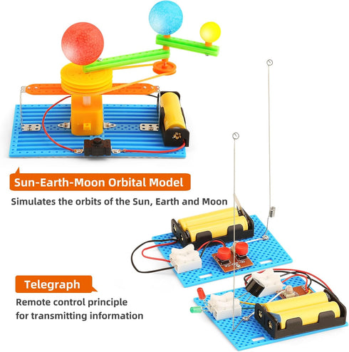 STEM Science Kits for Kids Age 8-12, STEM Toys for Boys Crafts 8-10, Science Activities Experiments, Engineering Projects Activity Robot Building ...