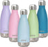 MIRA 12 oz Insulated Water Bottle - Slim Stainless Steel Cola Shape Thermos - Double Wall Hot & Cold Flask (24Hr Cold/12Hr Hot) - Pearl Blue...