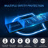 Electric Lighter with Safety Lock USB Rechargeable Windproof & Flameless Plasma Arc Lighter for Easter Basket Stuffers...