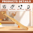 2Pcs Wooden Spatula for Cooking, Sourdough Spurtles Kitchen Tools Wooden Spurtle Spatula Dough Stir with Hanging Holes Sourdough Spatula, Kitchen ...