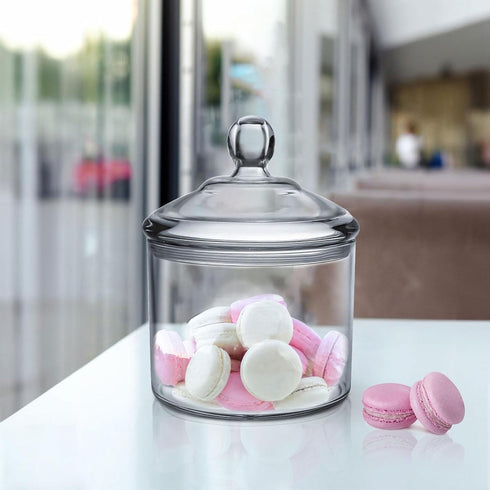 Cookie Jar, Candy Dish with Lid, Clear Acrylic Airtight Jar for Nuts, Cookies, Candy, Chocolate, 40 OZ...