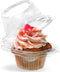 i-CHONY Individual Cupcake Holder - Clear Plastic Dome Single Cupcake Carrier Muffin Container Holders Cases Boxes Cups(50pcs)...