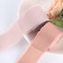 SHUNSTONE Mixed Pink Chiffon Ribbon Fringe Silk Ribbon 1.5" x 7Yd Dusty Rose Mauve Ribbon for Wedding Decoration, Gift Wrap, Invitation, Greeting ...
