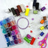 4 Pack Clear Plastic Organizer Box 24 Grids Plastic Organizer Box with Fixed Dividers Clear Storage Container Jewelry Box for Beads Art DIY Crafts...