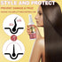 Heat Protectant Spray for Hair Coconut Heat Protectant Product- Keratin Protein Hair Serum Anti Frizz Control Repair Hair- Rose Water Spray for Ha...