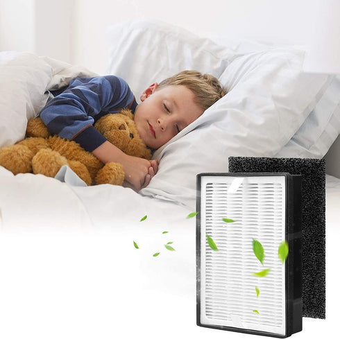 H126 Replacement HEPA Filter, Compatible with Levoit LV-H126, Includes 2 HEPA Filters and 8 Activated Carbon Pre-Filters Set, LV-H126-RF...
