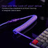 USB C Coiled Cable for Gaming Keyboard, Double-Sleeved Mechanical Custom Coiled USB C Cable with Detachable Metal Aviator, USB-C to USB-A,Suitable...