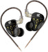 KZ DQS in Ear Monitor Headphones,Dynamic Driver Semi-Open HiFi Bass Earbuds Earphones with Detachable Cable Noise Isolating Earbuds 3.5MM Jack Plu...