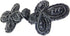 Chinese Frogs Button Closures Hook & Eye Fastener - Sewing Quilting Renaissance Dance Hawaiian Bridal Costumes Outfit Drapery Decor- Black-Large S...