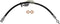 Dorman H621912 Front Passenger Side Brake Hydraulic Hose Compatible with Select Ford / Lincoln Models...