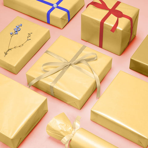 Sadaunbe 80 Sheets Gold Tissue Paper, Gift Bags Wrapping Paper Bulk 14 X 20 Inch for Gift Packaging Art Crafts DIY Birthday Wedding Halloween...