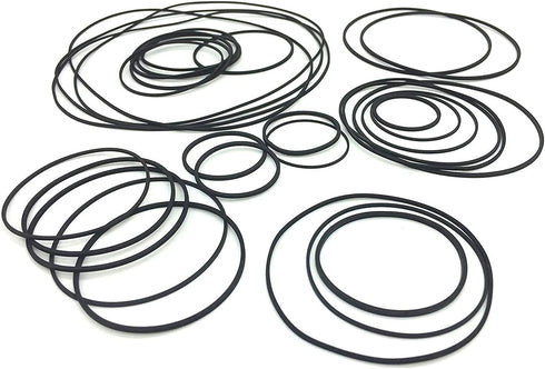 DVD Rubber Belt 20mm to 100mm Cassette Mixed Square Cassette Recorder 40PCS 1...