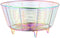 Meisha Round Fruit Bowl, Creative Mesh Fruit Dish Basket Bowl, Round Rainbow Large Metal Wire Storage Baskets, Modern Style Container for Fruit, V...