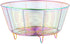 Meisha Round Fruit Bowl, Creative Mesh Fruit Dish Basket Bowl, Round Rainbow Large Metal Wire Storage Baskets, Modern Style Container for Fruit, V...