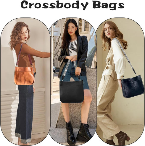 Crossbody Bags for Women Vegan Leather Hobo Purses Shoulder Handbags for with Wide Adjustable Strap Wallet...