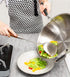 AOOSY Wok Spatula, 15.7 Inches 18/10 Stainless Steel Wok Utensil Metal Wok Spatula with Wooden Handle for Kitchen Use Cooking Utensil...