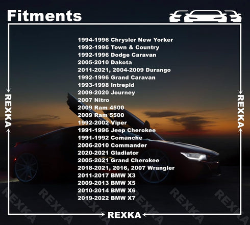 Rexka 30pcs 1/4 Fender Flare & Fender Liner Body Blind Rivets Compatible with Ford 91-96 Jeep Cherokee XJ, 05-10 Grand Cherokee WK & 06-10 Command...